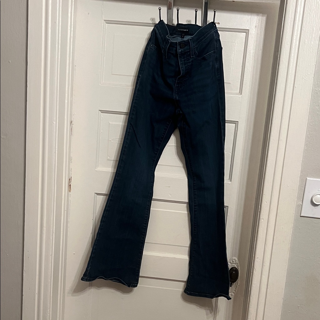 Lucky Brand Dark Indigo Flare Jeans Lucky Brand Dark Indigo Flare Jeans